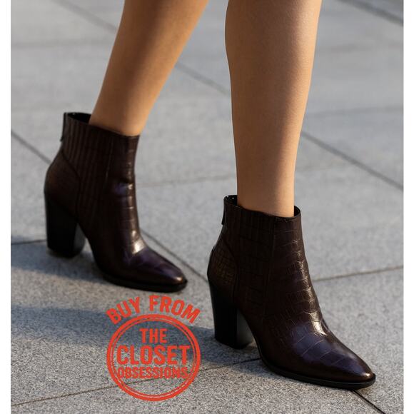 ZARA Heeled Ankle Boots NWT - Picture 2 of 14